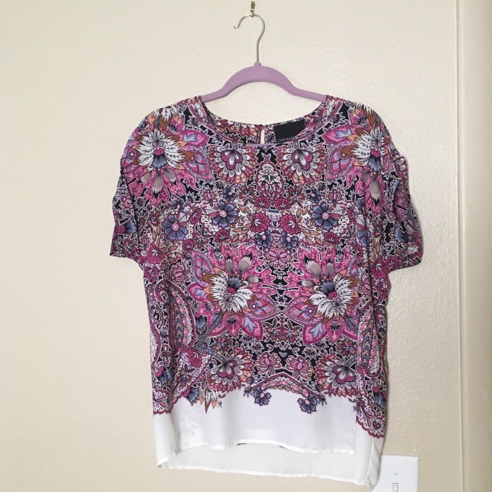 Cynthia Rowley Printed Blouse